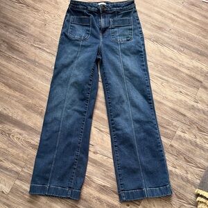 TWO for price of One! LC Lauren Conrad Dark Blue Flare Jeans & light blue pair.